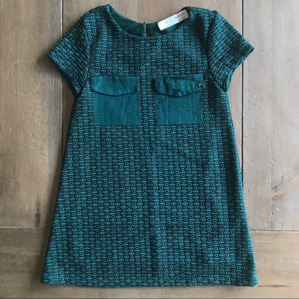 Zara green lace dress 4/5
